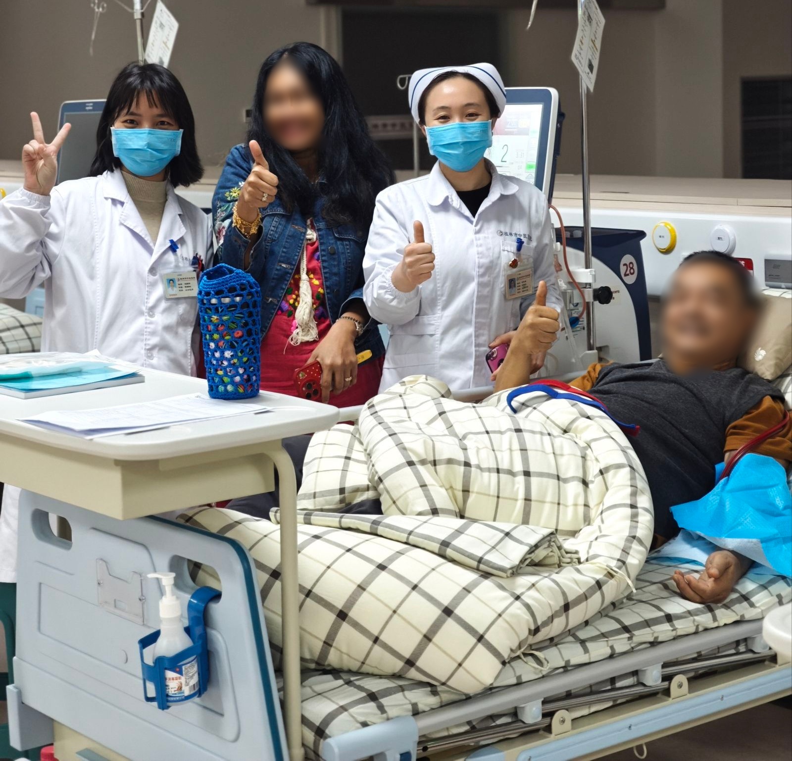 跨越语言隔阂!桂林市中医医院城北院区血液净化治疗区获国际肾友点赞